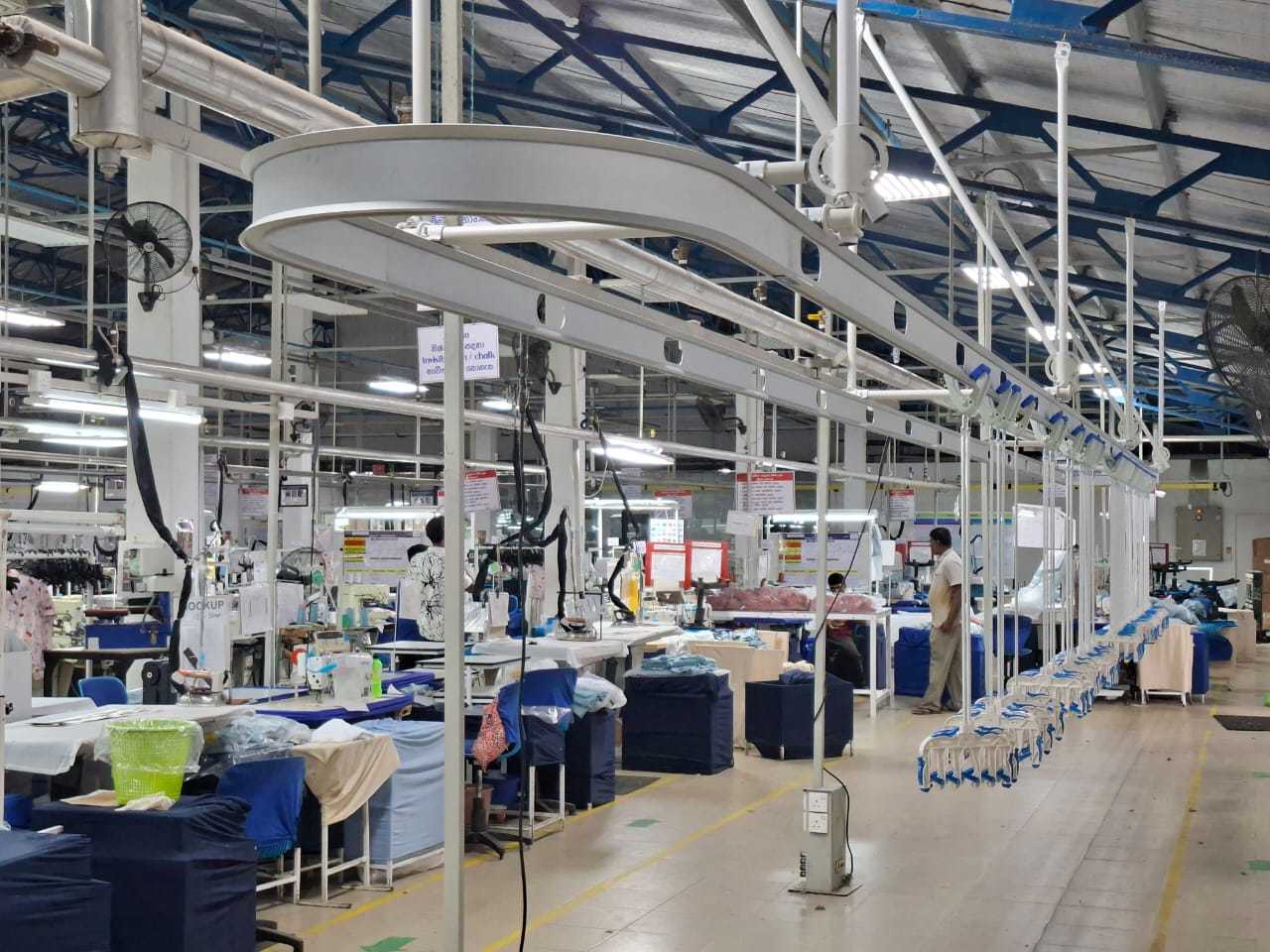 Derniers blogs de l'entreprise sur Le convoyeur suspendu est en cours d'installation