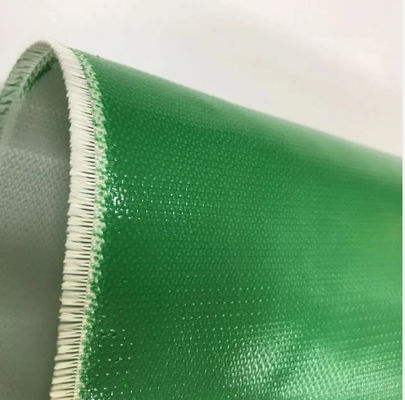 acheter Tissu en fibre de verre de silicone vert à double face en fibre de verre recouverte de silicone pour tuyauterie de ventilation online manufacture