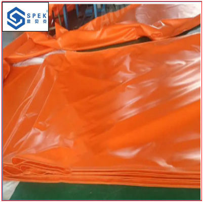 acheter Ceinture de convoyeur de fumier de poulet revêtue de PVC orange imperméable à l'eau pour l'agriculture online manufacture