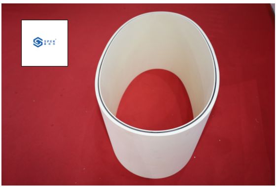 acheter Courroie de séparation sans fin en caoutchouc blanc en forme d'arête de poisson online manufacture