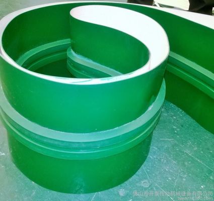 acheter bande de conveyeur à hautes températures brillante lisse verte de catégorie comestible de bande de conveyeur de PVC de 3mm online manufacture