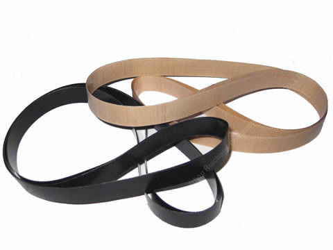 acheter Un poids léger noir de fusion PTFE de Brown de ceinture de machine de pli enduit online manufacture
