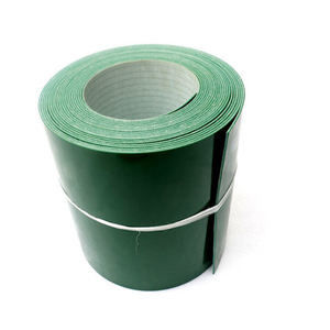 L'appartement de bande de conveyeur de PVC assujettit la jupe verte 3mm antistatiques de bobine de 2mm