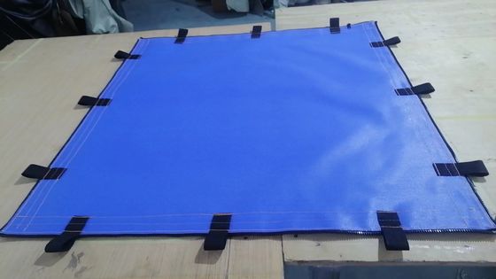 Tissu en fibre de verre enduit de silicone avec boucle de fermeture à glissière pour des habitats de soudage sûrs sur une plateforme offshore