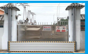 Alliage d'aluminium élevant trois barrières de protection contre les inondations