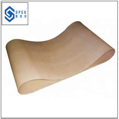 SPEK PTFE ceinture de fusion ceinture sans soudure 0,38 / 0,45 mm avec une surface résistante à la chaleur et non collante