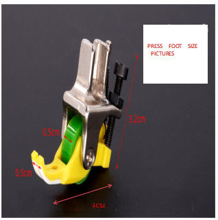 Nouveau PTFE pieds rotatifs droite et gauche pieds simples pour fermeture éclair sur les vêtements
