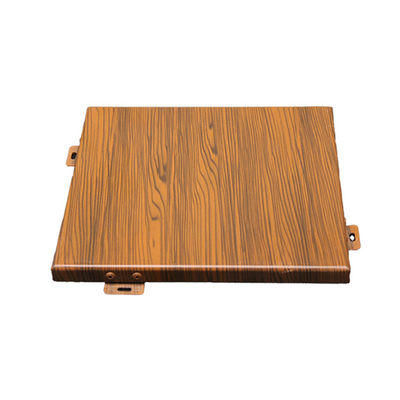 Faim d'aluminium à grains de bois pour la décoration de bâtiments