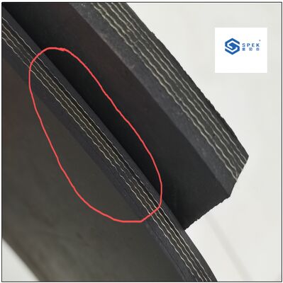 Ceinture en caoutchouc de nylon personnalisée pour les équipements lourds et industriels continus