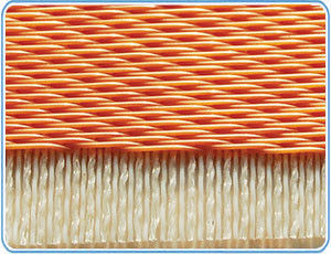 Filtrage Sludge Déshydratation de la courroie de convoyeur en polyester Filtre à courroie horizontale sous vide