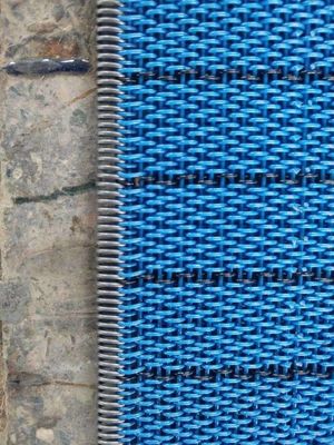 Cintures à mailles en MDF antistatique en polyester bleu