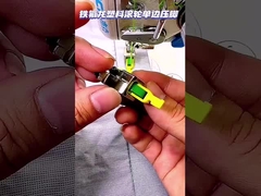 Nouveaux pieds rotatifs en téflon à droite et à gauche pieds simples adaptés à la fermeture à glissière sur les vêtements