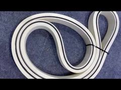 Bandes transporteuses de séparation des os de poisson en caoutchouc